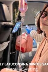 Prilly Latuconsina Tetap Syuting Meski Diinfus di Mobil, Warganet Salut pada Totalitasnya