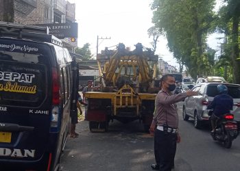 Saat Evakuasi Bus CV Sinar Sepadan Horas