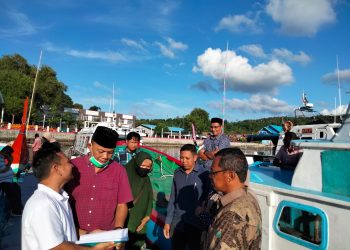 Saat Tim Pansus 1 meninjau lapangan, terkait pembagian hibah di Dinas DKP Sabang