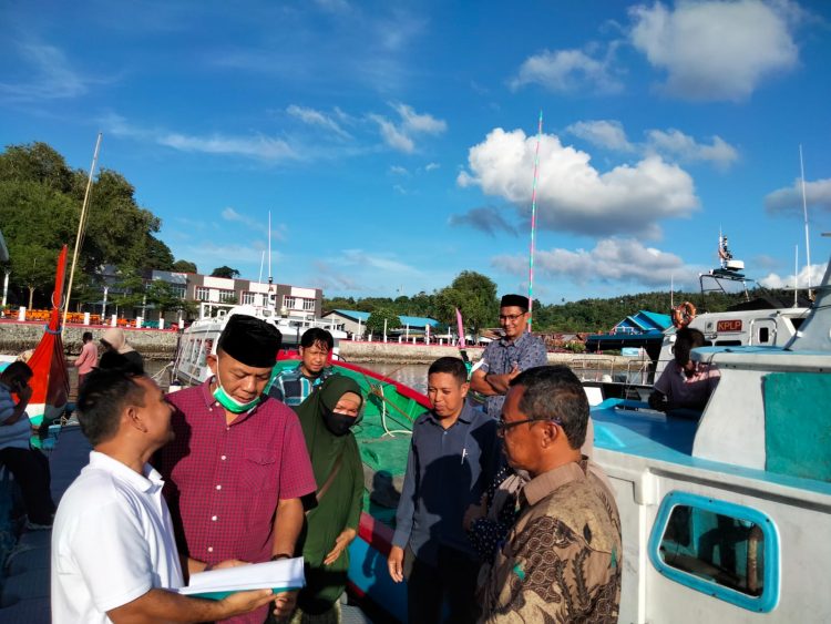 Saat Tim Pansus 1 meninjau lapangan, terkait pembagian hibah di Dinas DKP Sabang