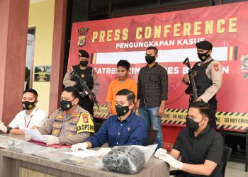 Konferensi Pers Polres Bireuen Terkait Kasus Penemuan Mayat Dalam Sumur