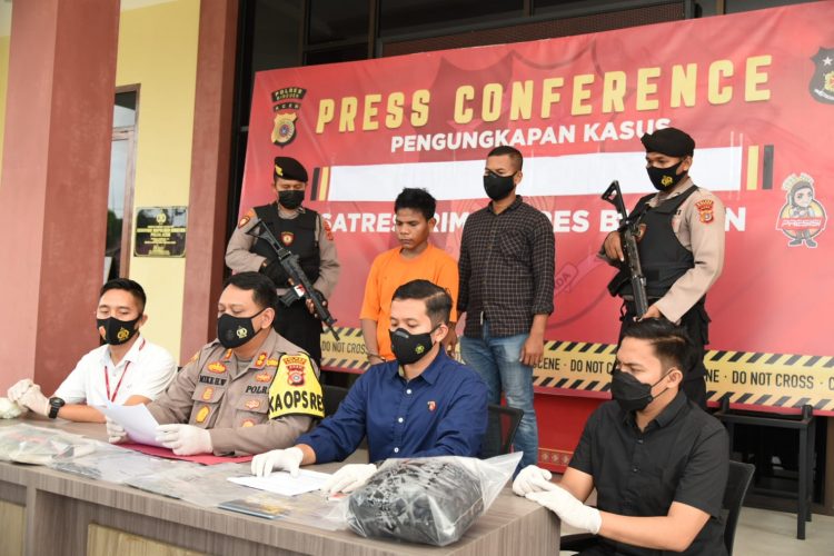 Konferensi Pers Polres Bireuen Terkait Kasus Penemuan Mayat Dalam Sumur