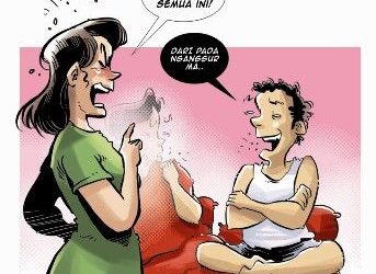 Gambar Ilustrasi Perselingkuhan (Mitrapolri.com - Irlan Situmorang)