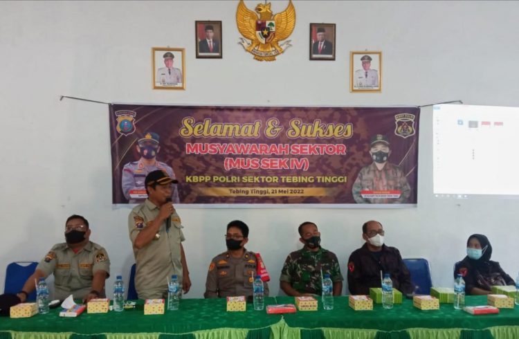 Ridwan Siahaan Ketua Resor KBPP Polri Tebing Tinggi Saat Memberikan Arahan