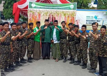 Personil Ansor-Banser Aceh Selatan dan Abdya yang Menjaga Acara Haul Abuya Muda Waly