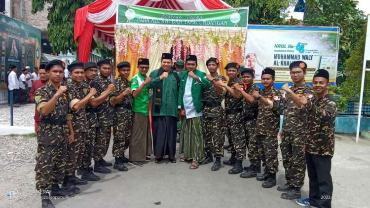 Personil Ansor-Banser Aceh Selatan dan Abdya yang Menjaga Acara Haul Abuya Muda Waly