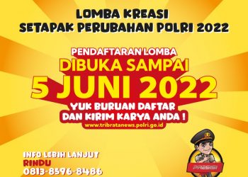 Keterangan photo : Lomba Kreasi Setapak Perubahan Polri 2022 (Foto Humas Polres Tebing Tinggi/Irlan)