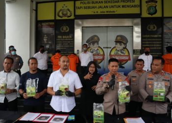 Konferensi Pers Polres Tangerang Selatan