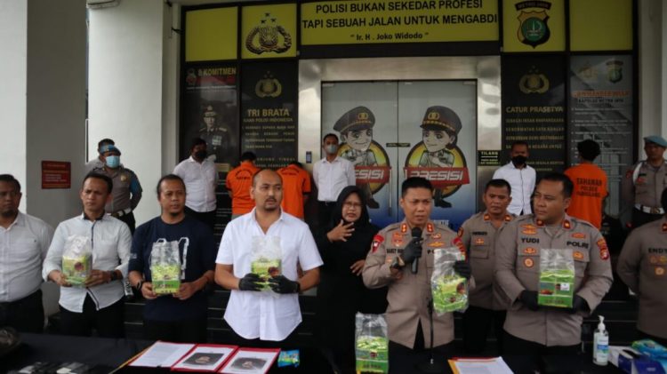 Konferensi Pers Polres Tangerang Selatan
