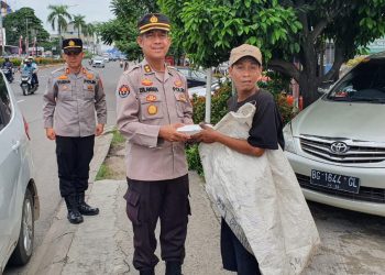 Subbid Penmas Bid Humas Polda Sumsel sarapan Pagi bersama Masyarakat