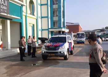 Pengawalan Keberangkatan Calon Jamaah Haji Provinsi Kepulauan Bangka Belitung