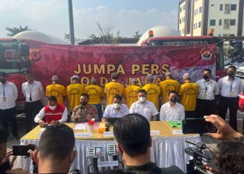 Konferensi Pers Polda Jawa Barat