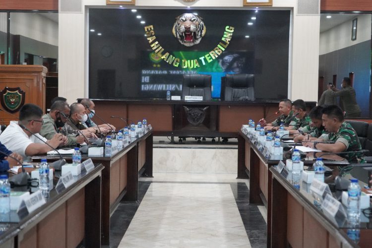 Kodam III/Slw menyelenggara rapat koordinasi (Rakor) penyusunan naskah Rencana Garis Besar (RGB)