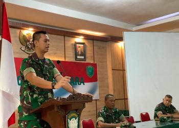 Komandan Kodim 0103/Aut, Letkol Arm Oke Kistiyanto S.A.P.