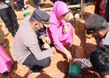AKBP Eko Hartanto, S.I.K., M.H meresmikan perumahan KPR/BTN Satya Haprabu Polres Lhokseumawe - Aceh