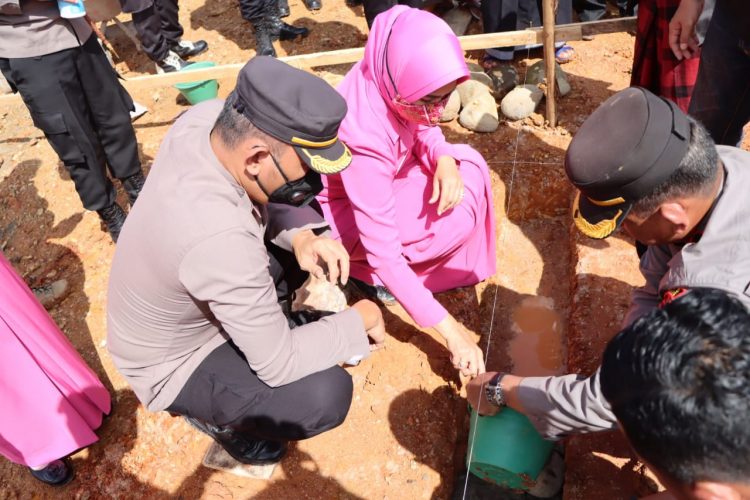 AKBP Eko Hartanto, S.I.K., M.H meresmikan perumahan KPR/BTN Satya Haprabu Polres Lhokseumawe - Aceh