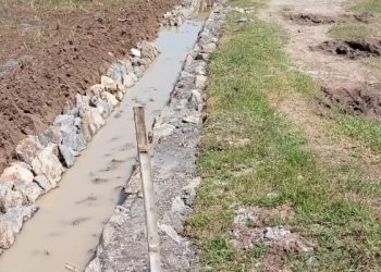 Pengerjaan proyek program P3-TGAI di Desa Sunggingwarno