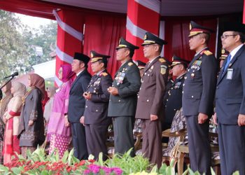 Polda Sumsel Laksanakan Upacara HUT Bhayangkara ke 76 secara virtual