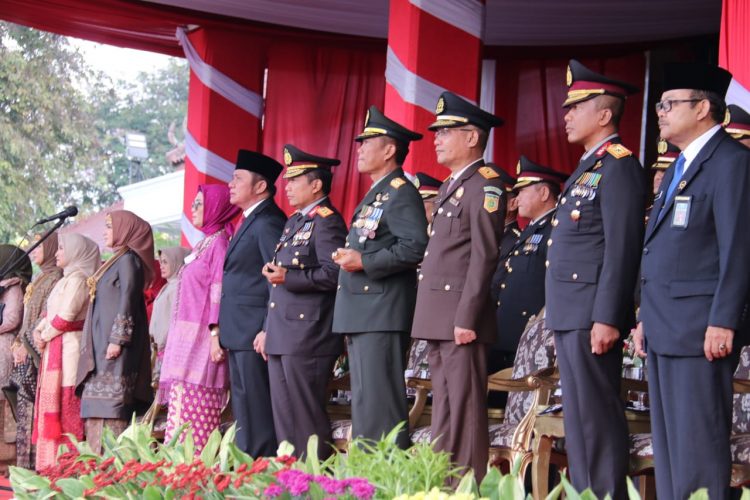 Polda Sumsel Laksanakan Upacara HUT Bhayangkara ke 76 secara virtual