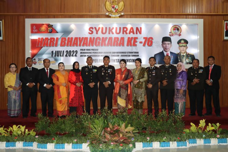 Acara Syukuran Hari Bhayangkara ke 76 Polres Kuansing