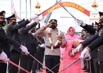 Penyambutan AKBP Henki Ismanto, S.I.K sebagai Kapolres Lhokseumawe menggantikan AKBP Eko Hartanto