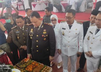 Syukuran dalam rangka Peringatan Hari Bhayangkara Ke–76 Tahun 2022 di Aula Serba Guna Polres Labuhanbatu