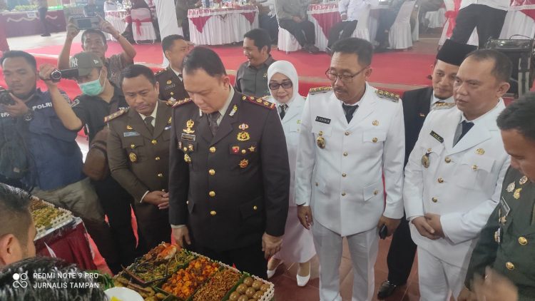 Syukuran dalam rangka Peringatan Hari Bhayangkara Ke–76 Tahun 2022 di Aula Serba Guna Polres Labuhanbatu