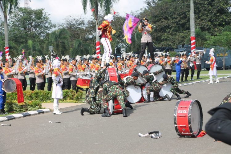 Marching Band Atdihira Wira Bhakti Polda Sumatera Selatan