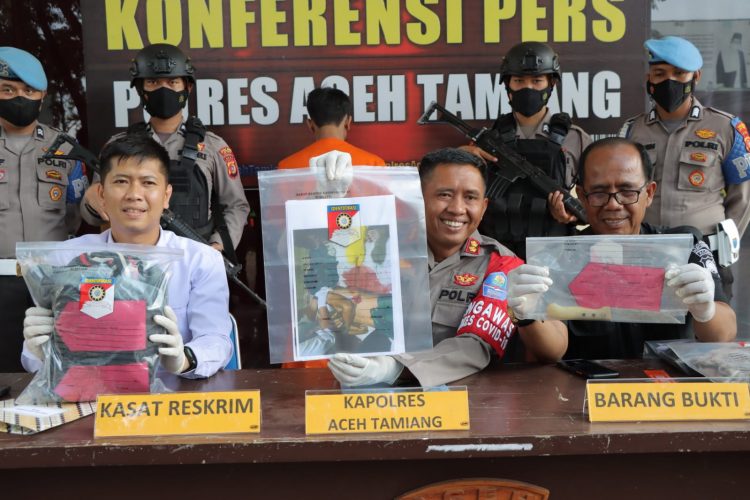 Konferensi Pers Polres Aceh Tamiang