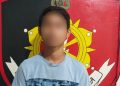 Seorang remaja pria pelaku pencurian handphone yang terjadi di Ranowulu, Bitung, pada Sabtu (25/6/2022) malam