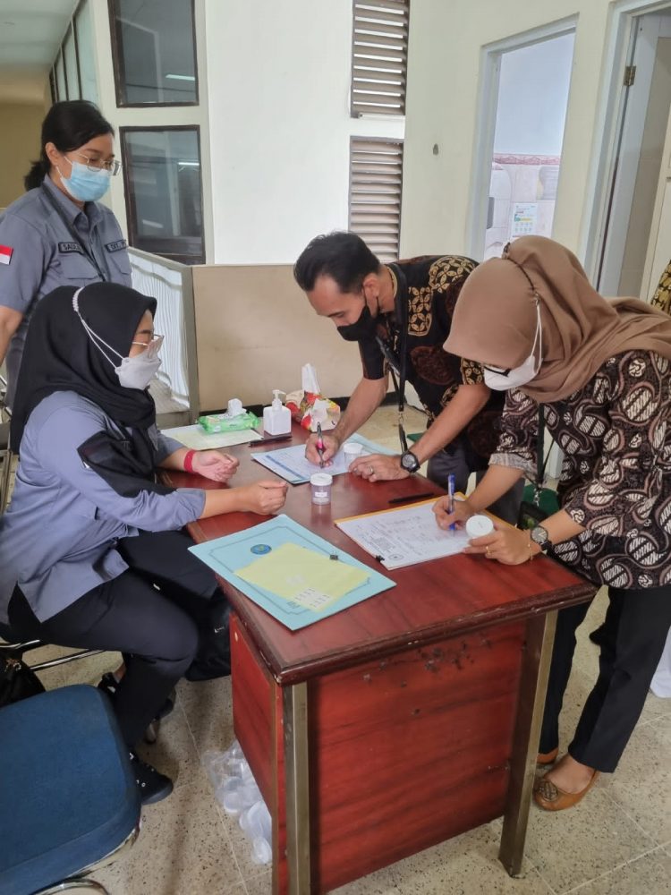 Secara mendadak pada hari Kamis pagi tanggal 7 Juli 2022 terhadap seluruh personil di lingkungan PN Jaksel