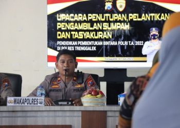 Wakapolres Trenggalek Kompol Haryanto S.H., S.I.K., M.M.