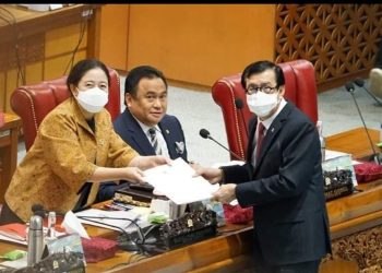 RUU tentang Pemasyarakatan, dalam rapat paripurna DPR RI, di Gedung Parlemen, Jakarta