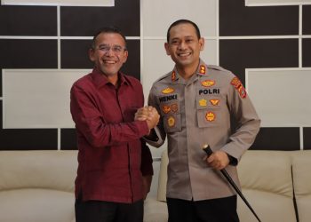 Kapolres Lhokseumawe, AKBP Henki Ismanto, S.I.K silaturahmi dengan Walikota Lhokseumawe