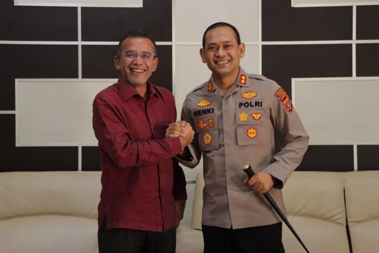 Kapolres Lhokseumawe, AKBP Henki Ismanto, S.I.K silaturahmi dengan Walikota Lhokseumawe