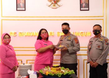 Kapolres Simalungun meresmikan Renovasi Kantor Bhayangkari Cabang Simalungun