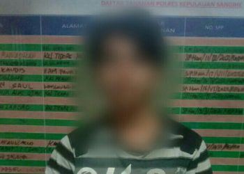 Pelaku pembunuhan yang terjadi di Kampung Bowone, Kecamatan Tabukan Selatan pada hari Kamis (7/7/2022) sekitar pukul 00.30 WITA