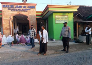 Pam giat Shaolat Ied di Desa Beji Kecamatan Kedewan, Minggu (10/07/22)