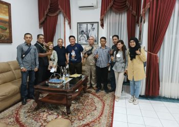 DPW SWI Sumsel audiensi dengan Gubernur Sumsel, Herman Deru di Griya Agung, Senin (11/7/2022) malam