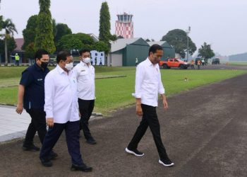 Presiden Joko Widodo bertolak menuju Kabupaten Subang, Provinsi Jawa Barat, untuk melakukan kunjungan kerja
