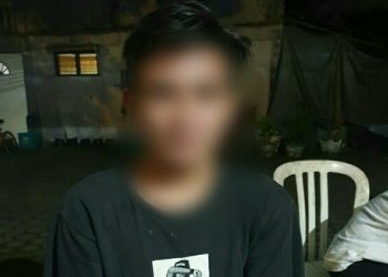 Terduga pelaku penganiayaan menggunakan senjata tajam (sajam) yang terjadi di Desa Kaasar Kecamatan Kauditan