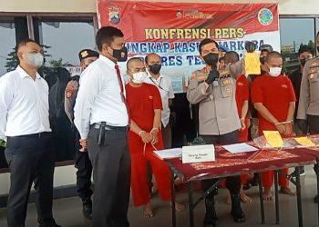 Satuan Reserse Narkoba (SATRESNARKOBA) meringkus 3 pengedar ganja di wilayah Kota Tegal