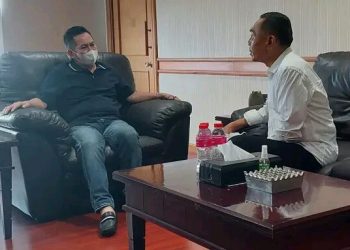 Bupati Ende, Drs. Djafar H. Achmad, MM bertemu dengan Rudy Lumingkewas Direktur Utama Lion Air Group