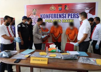 Konferensi Pers Polres Dairi