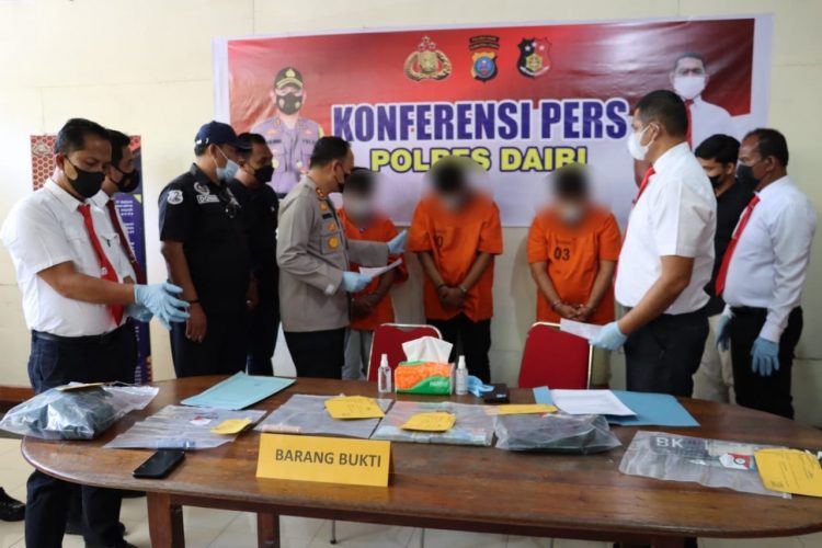 Konferensi Pers Polres Dairi