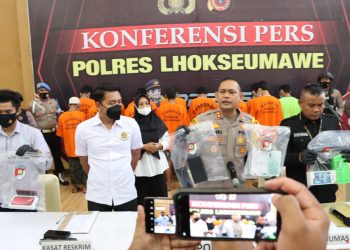 Polres Lhokseumawe berhasil mengungkap kasus 3C (curat, curas dan curanmor) serta penggelapan sepeda motor di wilayah hukum Polres Lhokseumawe