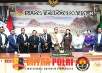 Wakil Gubernur Nusa Tenggara Timur (NTT), Drs. Josef Adrianus Nae Soi, M.Si, menerima kunjungan Delegasi Komisi E Parlamento Nacional de Timor Leste