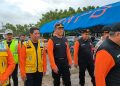 Dalam rangka mengurangi resiko bencana, Kapolres Bangka Barat menghadiri Kegiatan Ayo bersuara (Ayo bersih alur sungai dan muara) di Kab. Bangka Barat oleh BPBD Prov. Bangka Belitung