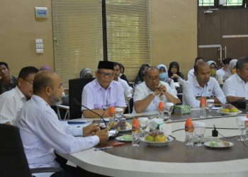 Rapat koordinasi tim percepatan penurunan stunting yang dipimpin langsung Wakil Bupati Aceh Tamiang, Tengku Insyafuddin