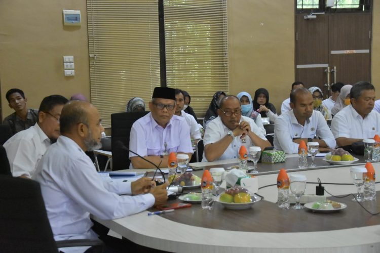 Rapat koordinasi tim percepatan penurunan stunting yang dipimpin langsung Wakil Bupati Aceh Tamiang, Tengku Insyafuddin
